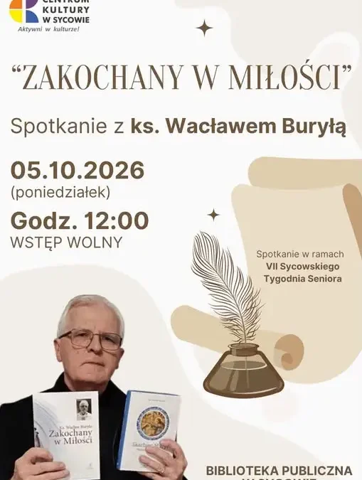 Spotkanie autorskie z ks. Wacławem Buryłą w Sycowie
