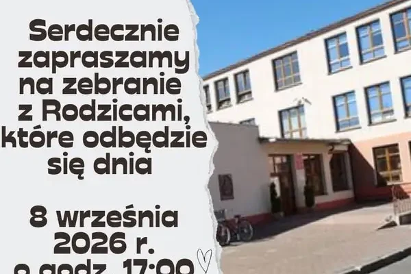 Zebranie z rodzicami w SP3 i PP4 w Sycowie – harmonogram i zasady