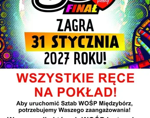 Międzybórz: spotkanie organizacyjne Sztabu WOŚP już 24 września