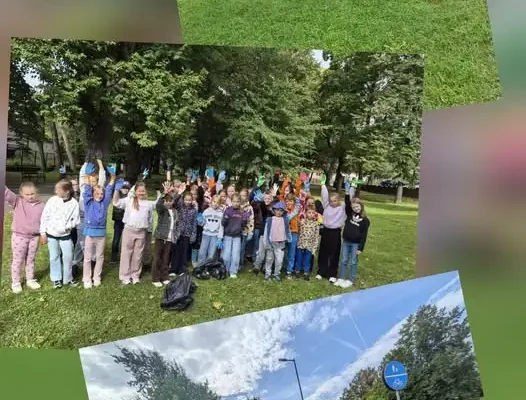 Uczniowie klas 1–3 posprzątali swoją okolicę w ramach akcji „Sprzątanie Świata”