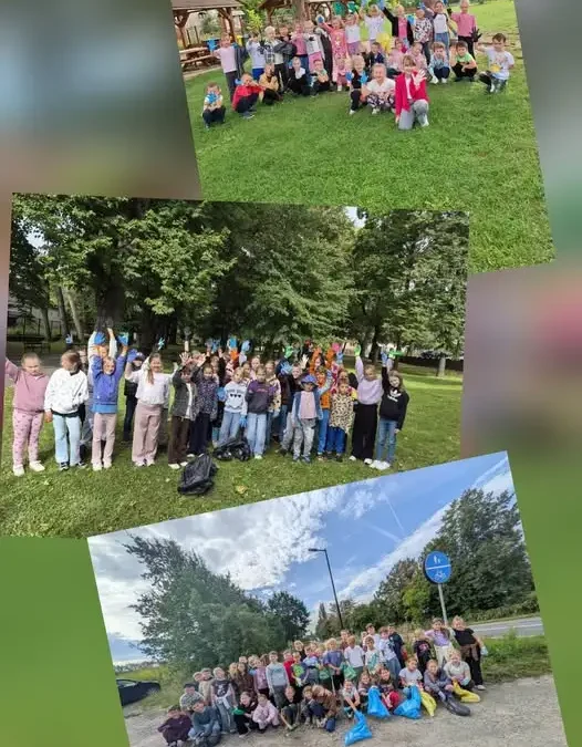 Uczniowie klas 1–3 posprzątali swoją okolicę w ramach akcji „Sprzątanie Świata”