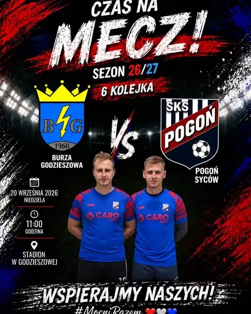 Pogoń Syców zagra w Godzieszowej. 5. kolejka sezonu 2026/27