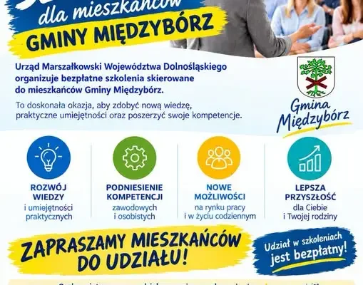 Bezpłatne szkolenia dla mieszkańców Gminy Międzybórz — od pierwszej pomocy po obsługę dronów