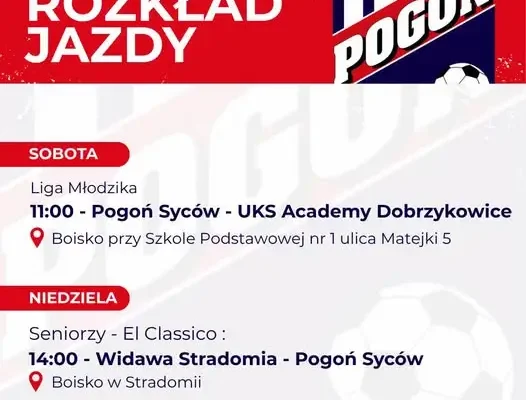 Piłkarski weekend w Sycowie – sprawdź terminarz!