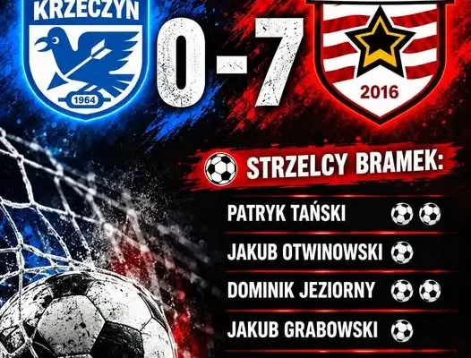 GKS Dziadowa Kłoda rozbił Błękitnych Krzeczyn 7:0 w meczu wyjazdowym