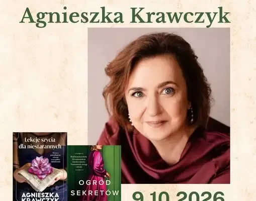 Spotkanie autorskie z Agnieszką Krawczyk w Międzyborzu
