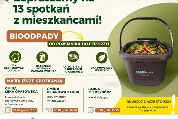 Jesienna kampania edukacyjna o bioodpadach – 13 spotkań w regionie