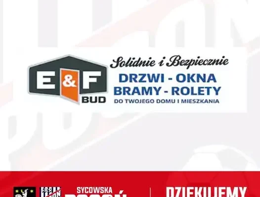 Sycowska Pogoń dziękuje lokalnemu darczyńcy – firmie E&F Bud