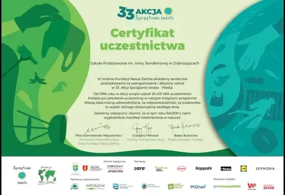 Uczniowie z Dobroszyc posprzątali świat w 33. Akcji Sprzątanie świata