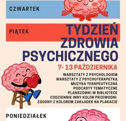 Tydzień Zdrowia Psychicznego w szkole – kolorowa inicjatywa dla uczniów