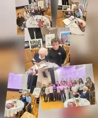 Helena Kamerska, sanitariuszka Powstania Warszawskiego, spotkała się z uczniami szkoły
