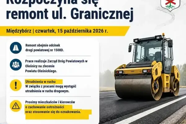 Remont ul. Granicznej w Międzyborzu – utrudnienia do końca października