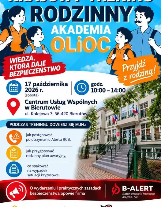 Bierutów: Krajowy trening bezpieczeństwa – jak reagować na Alert RCB?