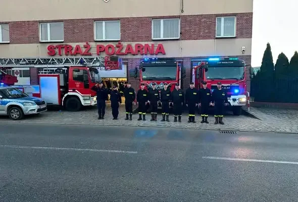 Hołd dla strażaków z Niska: Bierutów solidaryzuje się w żałobie