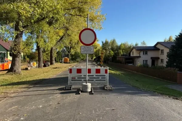 Przebudowa drogi powiatowej 1465D: objazd przez Golę Wielką do końca listopada
