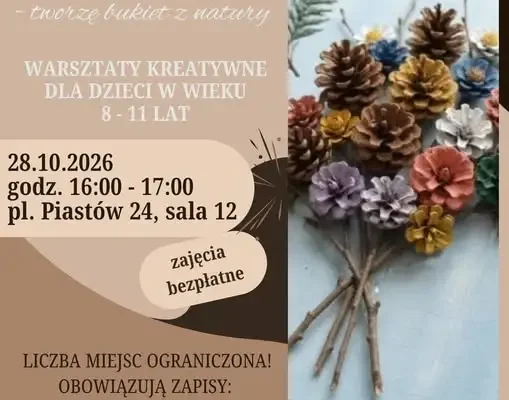 Leśny florysta – warsztaty kreatywne dla dzieci w Twardogórze