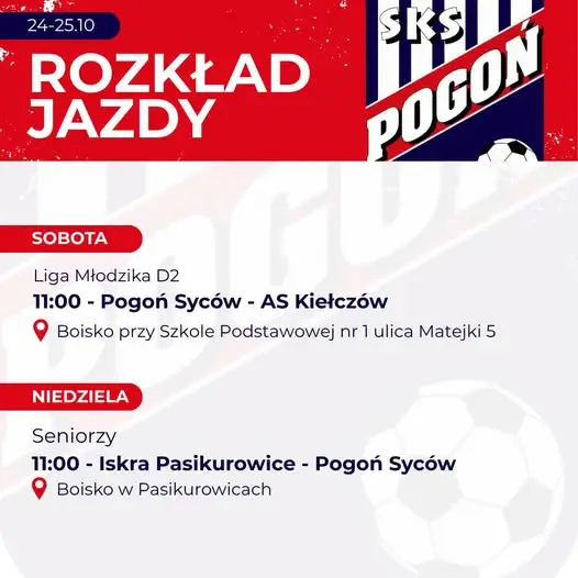 Weekend z piłką w Pogoni Syców – młodzicy i seniorzy w akcji