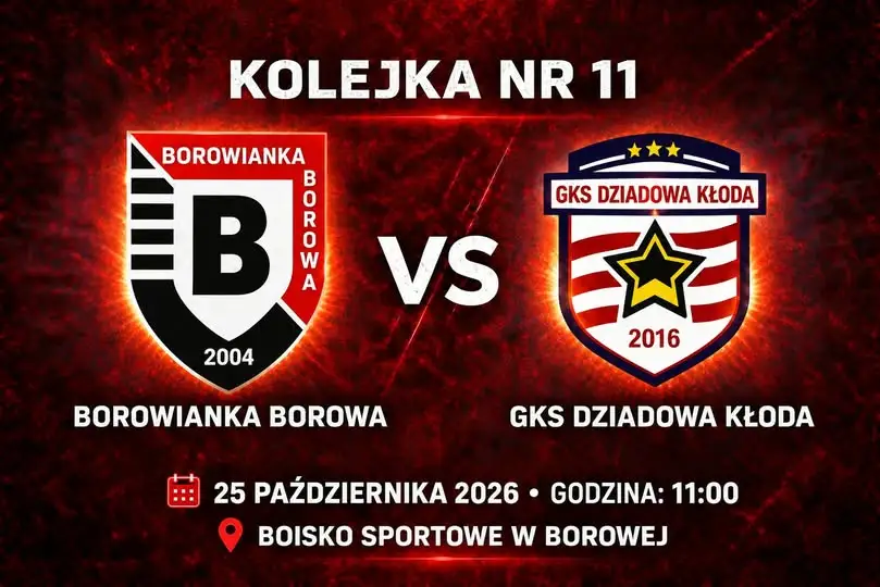 Hit 11. kolejki w Borowej – GKS Dziadowa Kłoda walczy o czoło tabeli