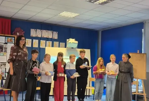 Konkurs o św. Janie Pawle II w Szkole Podstawowej nr 3 w Sycowie